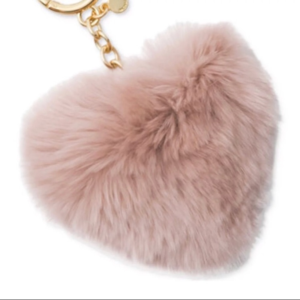 Michael Kors Soft Pink Heart Pom Pom